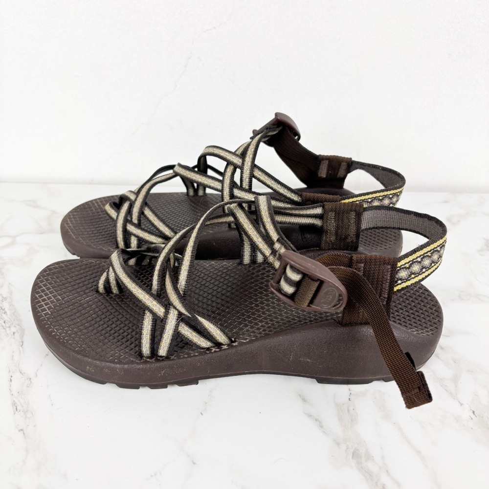 Chaco Women's ZX2 Unaweep Marigold Brown Strappy Sport Sandals Sz 9 - Picture 1 of 8